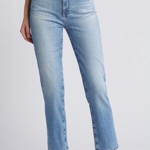 Ag Adriano Goldschmied Sage Ankle Straight Jeans Cropped Jeans
